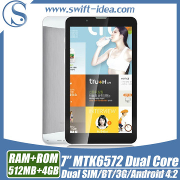 7 Inch Mtk6572 Dual Core 2g GSM Phone Tablet PC (PMD724J2G)